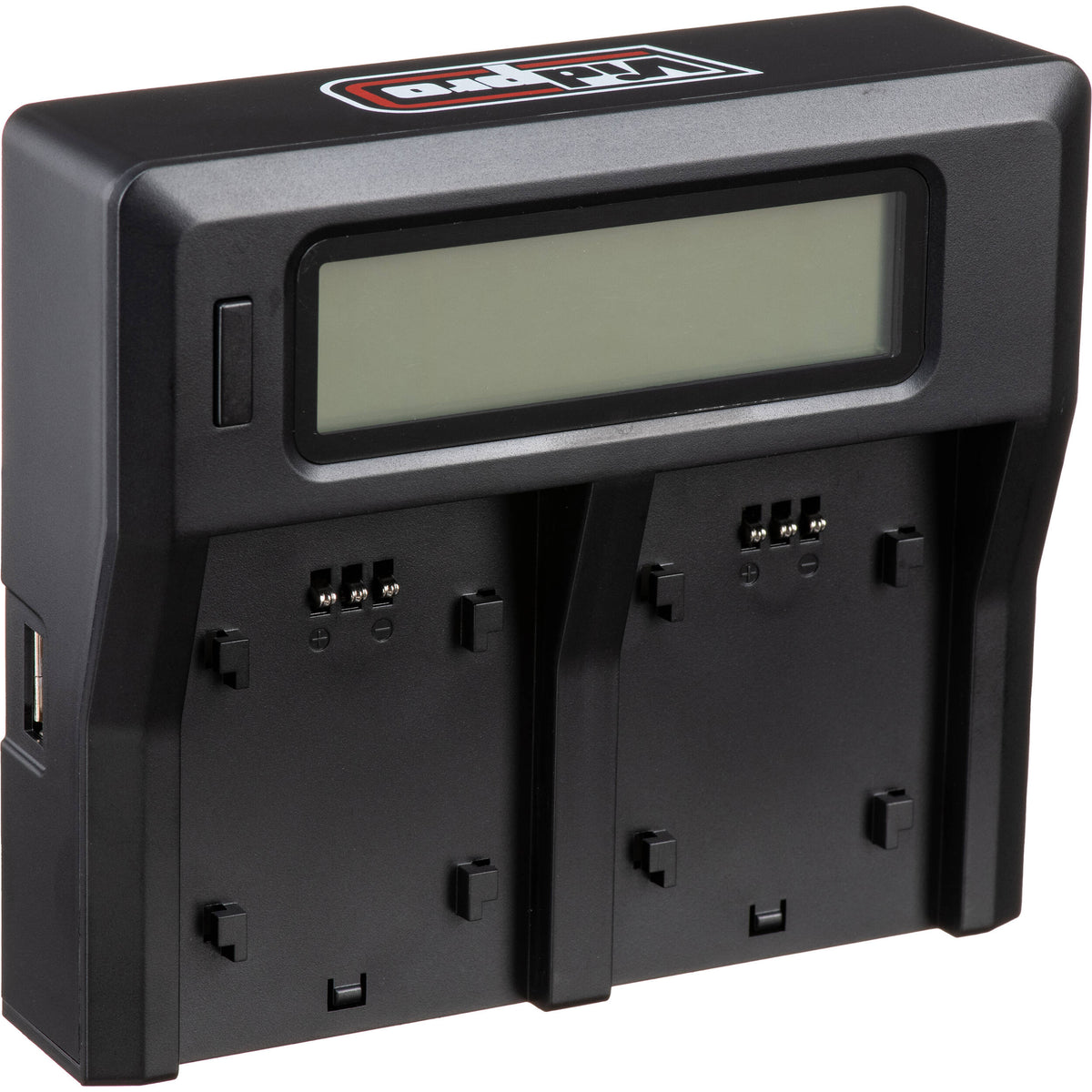 Batería Power2000 Two Nikon EN-EL15C-Type con doble-bahías LCD cargador - vista trasera