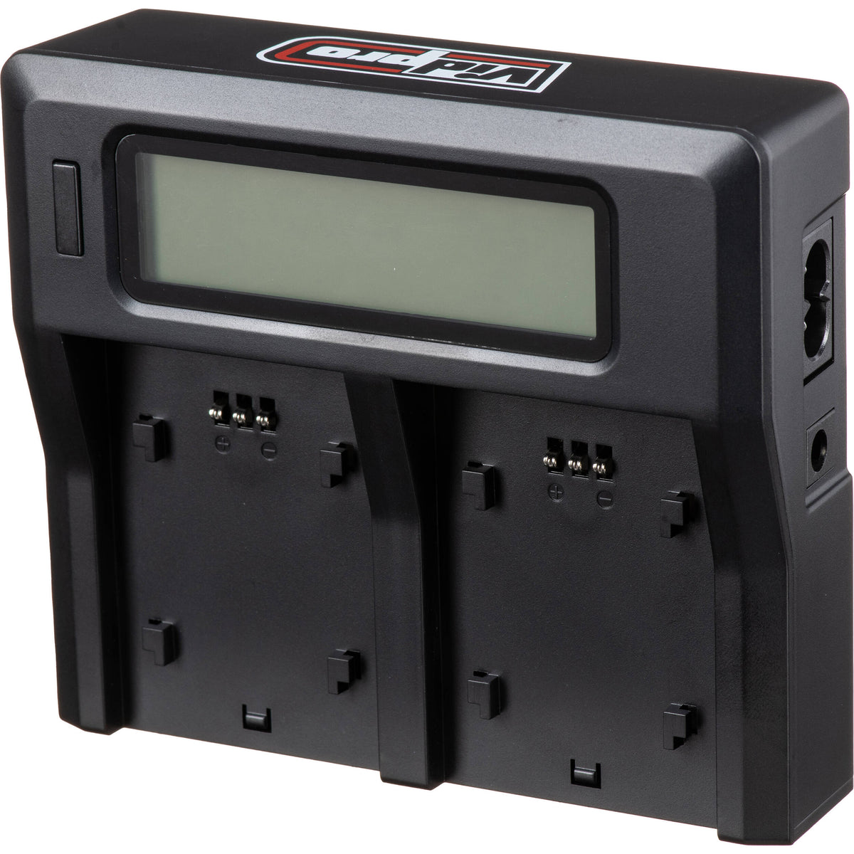 Batería Power2000 Two Nikon EN-EL15C-Type con doble-bahías LCD cargador - vista lateral