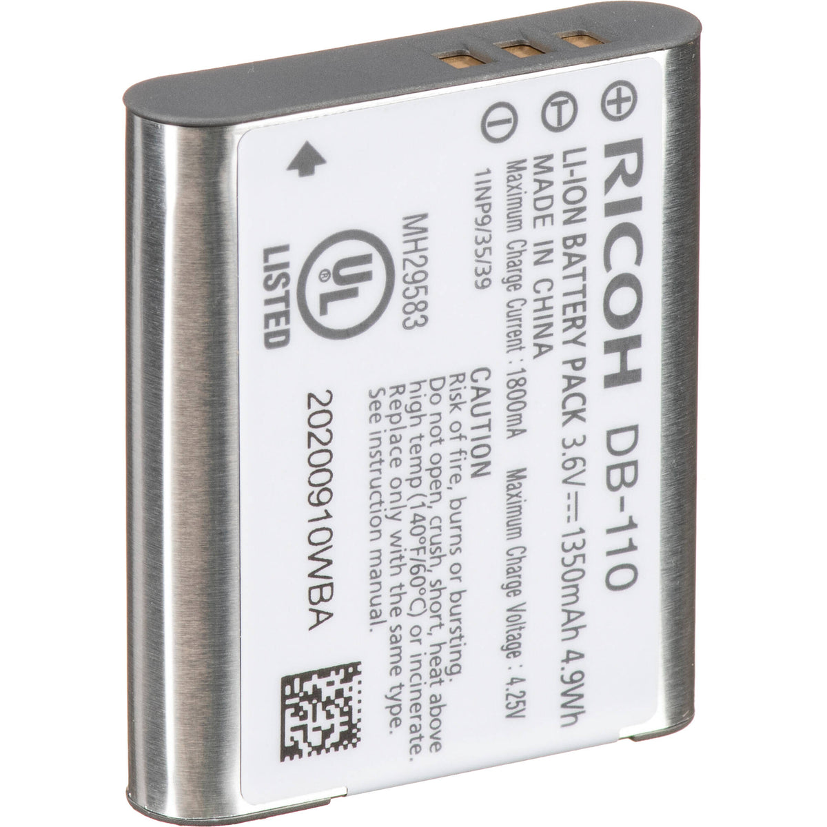 Batería Ricoh DB-110 (3.6V, 1350mAh) - vista principal