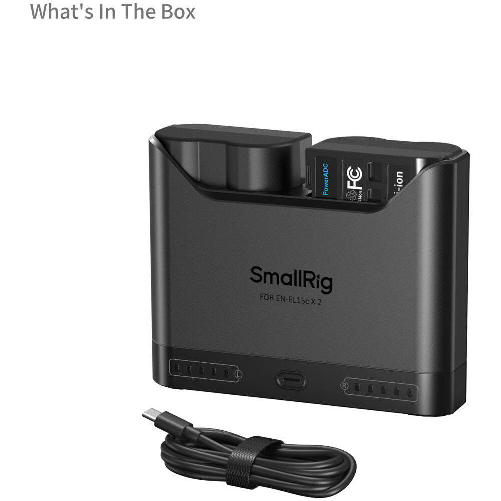 Batería SmallRig EN-EL15C Camera cargador kit - en uso