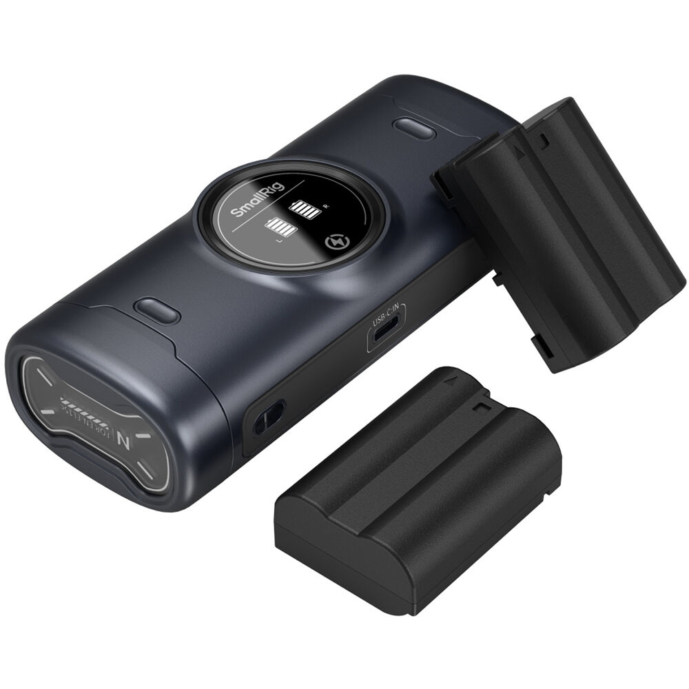 Batería SmallRig EN-EL15c kit con 2 y portátil 2-bahías cargador Case - vista principal