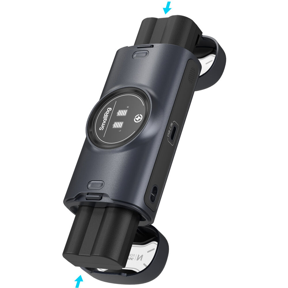 Batería SmallRig EN-EL15c kit con 2 y portátil 2-bahías cargador Case - vista frontal