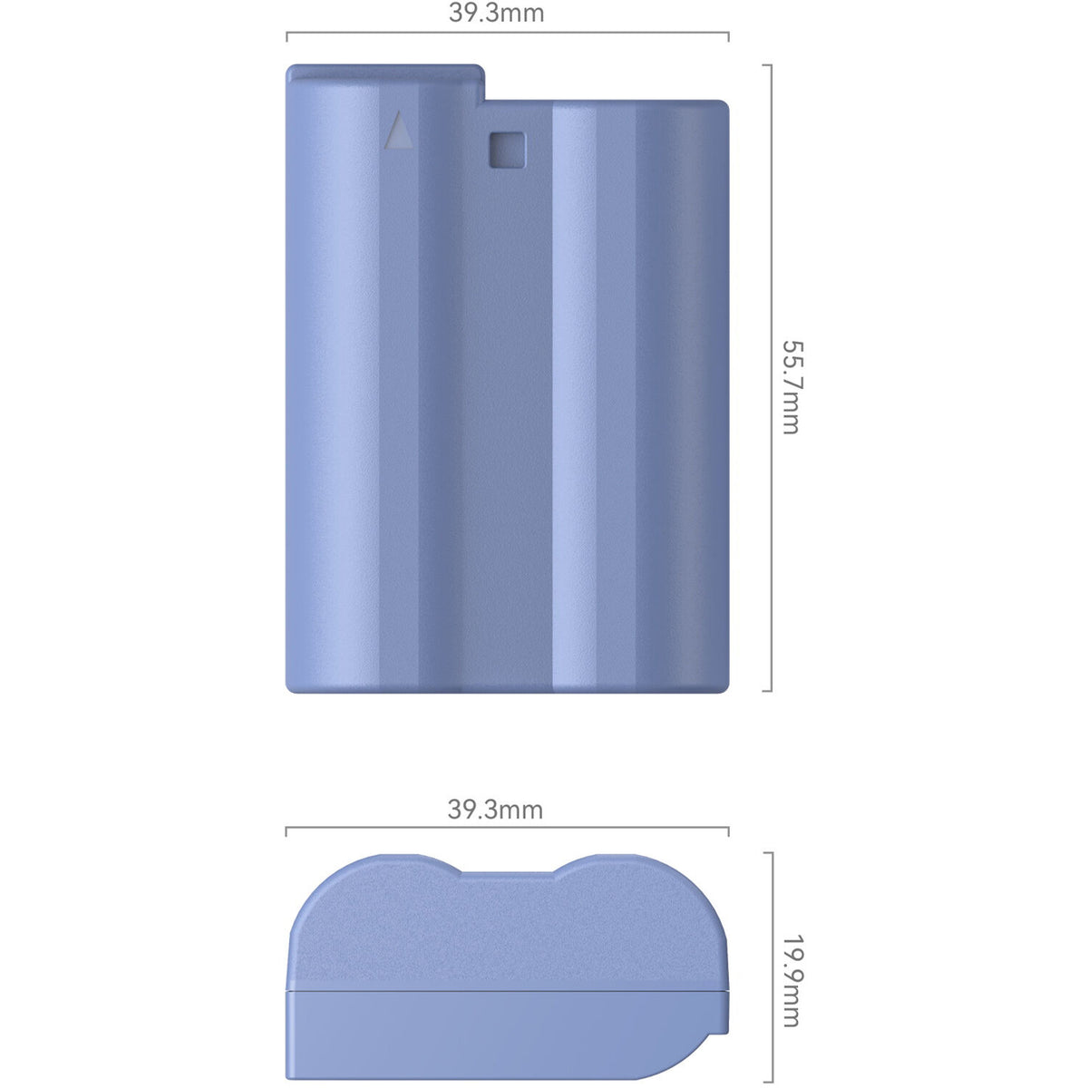 Batería SmallRig EN-EL15c USB-C (2400mAh, Azul) - puertos y conexiones