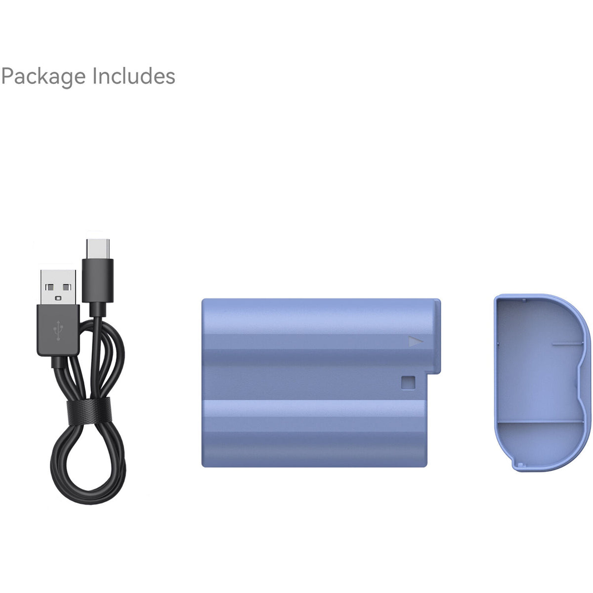 Batería SmallRig EN-EL15c USB-C (2400mAh, Azul) - en uso
