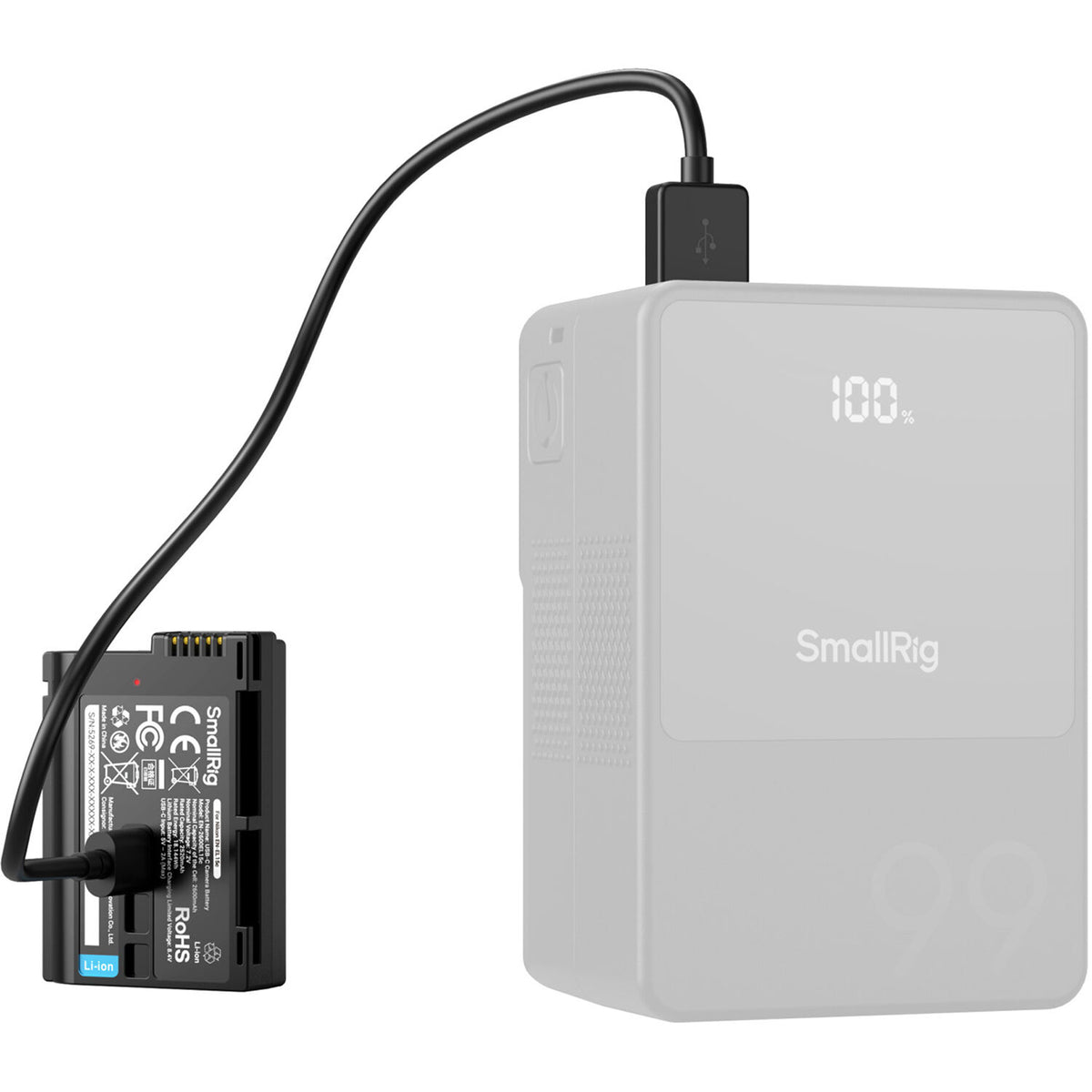 Batería SmallRig EN-EL15c USB-C (2600mAh, Negro) - detalle