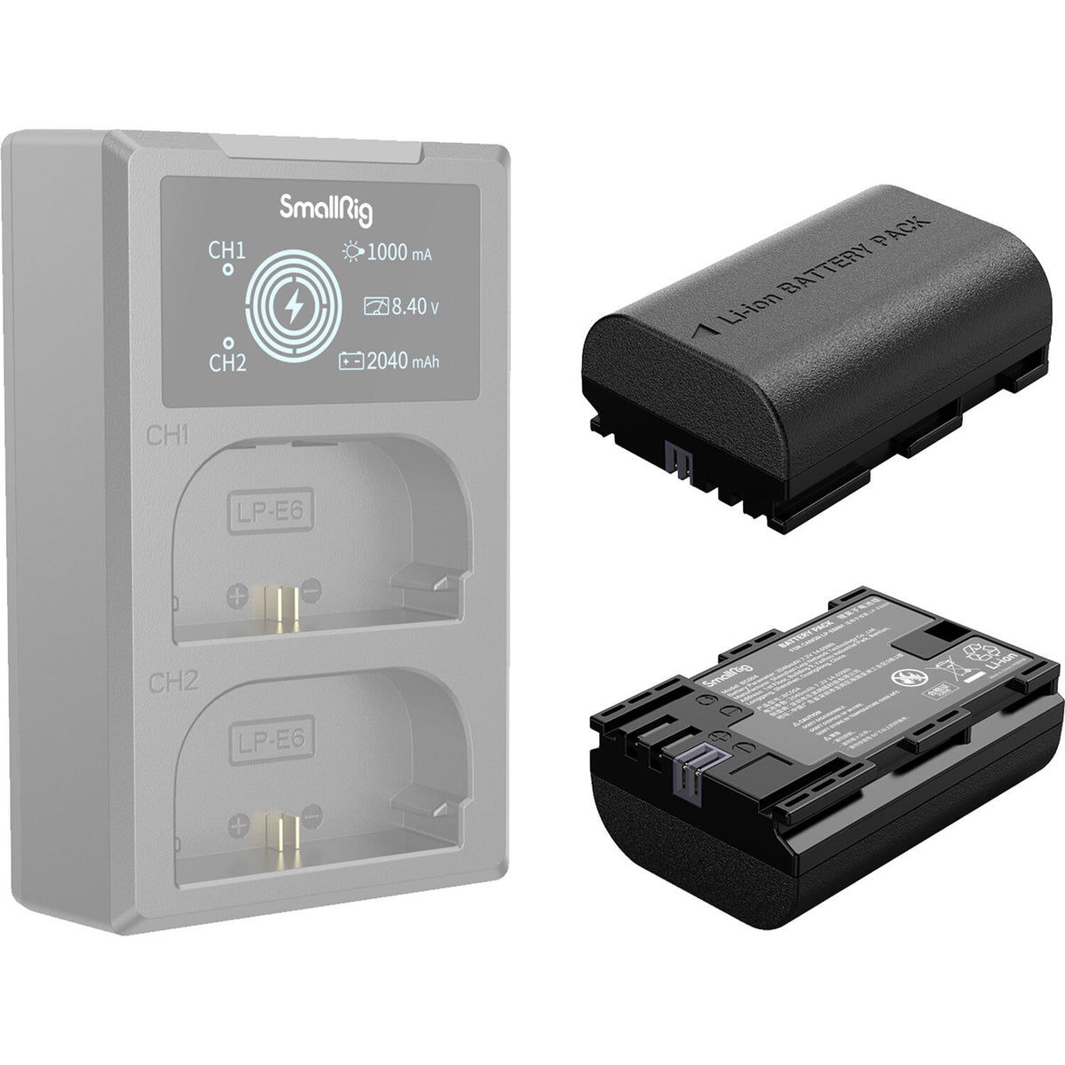Batería SmallRig LP-E6NH Camera - vista trasera