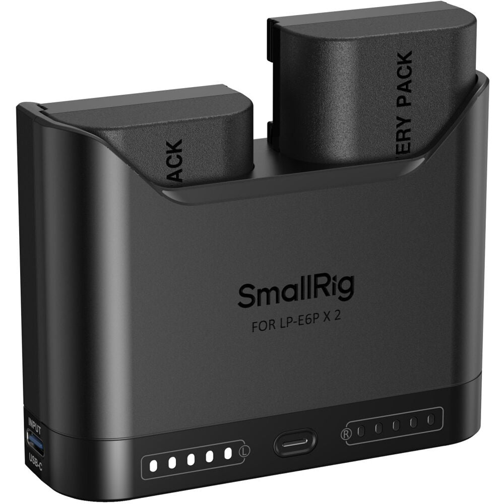 Batería SmallRig LP-E6NH Camera cargador kit - vista frontal