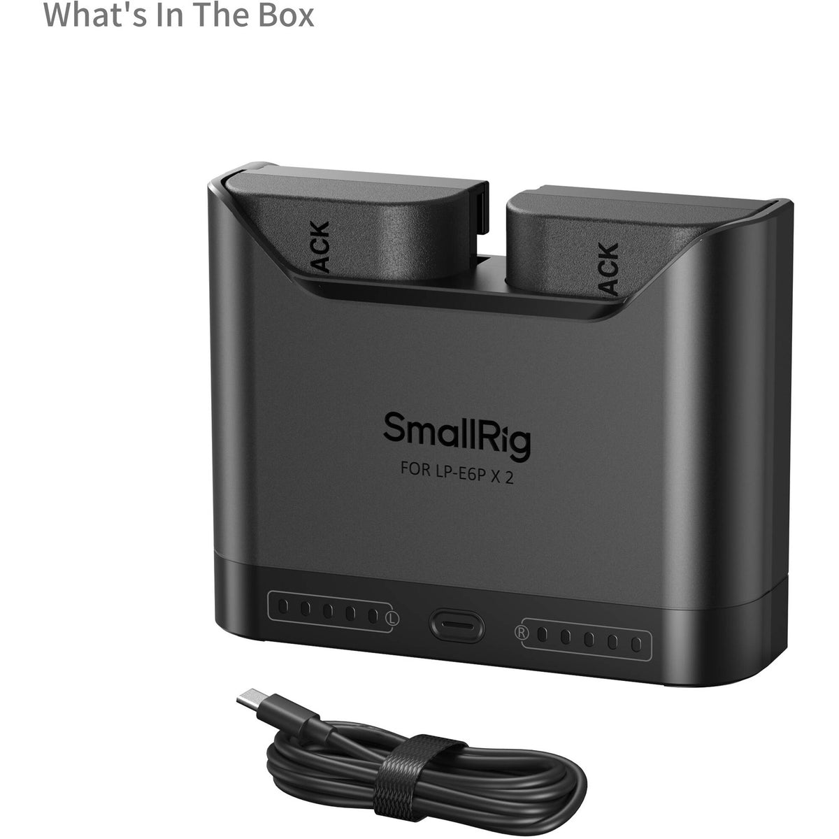 Batería SmallRig LP-E6P Camera cargador kit - en uso