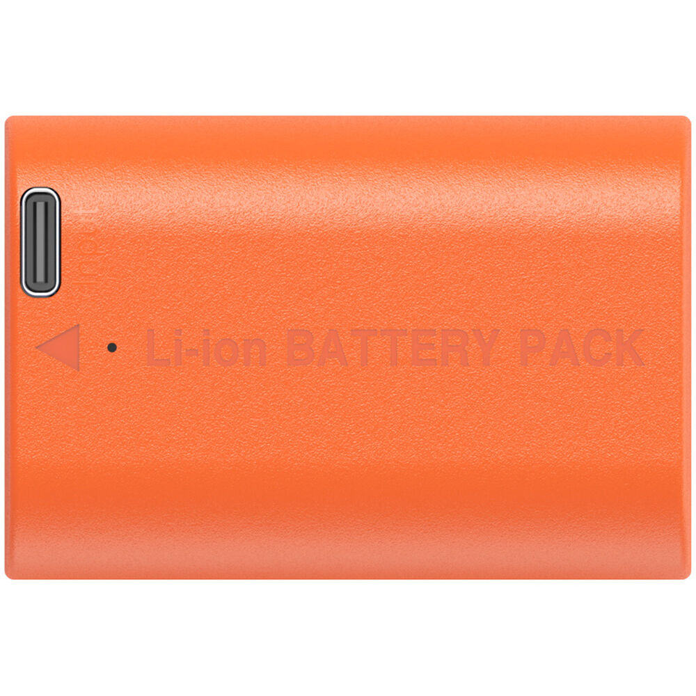 Batería SmallRig LP-E6P USB-C (2520mAh, Orange) - vista lateral