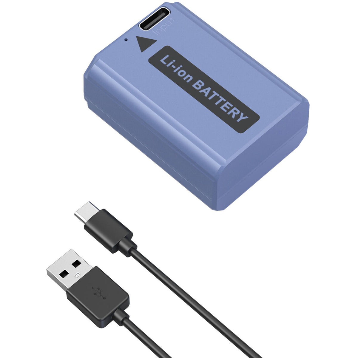 Batería SmallRig NP-FW50 USB-C (1030mAh, Azul) - vista trasera