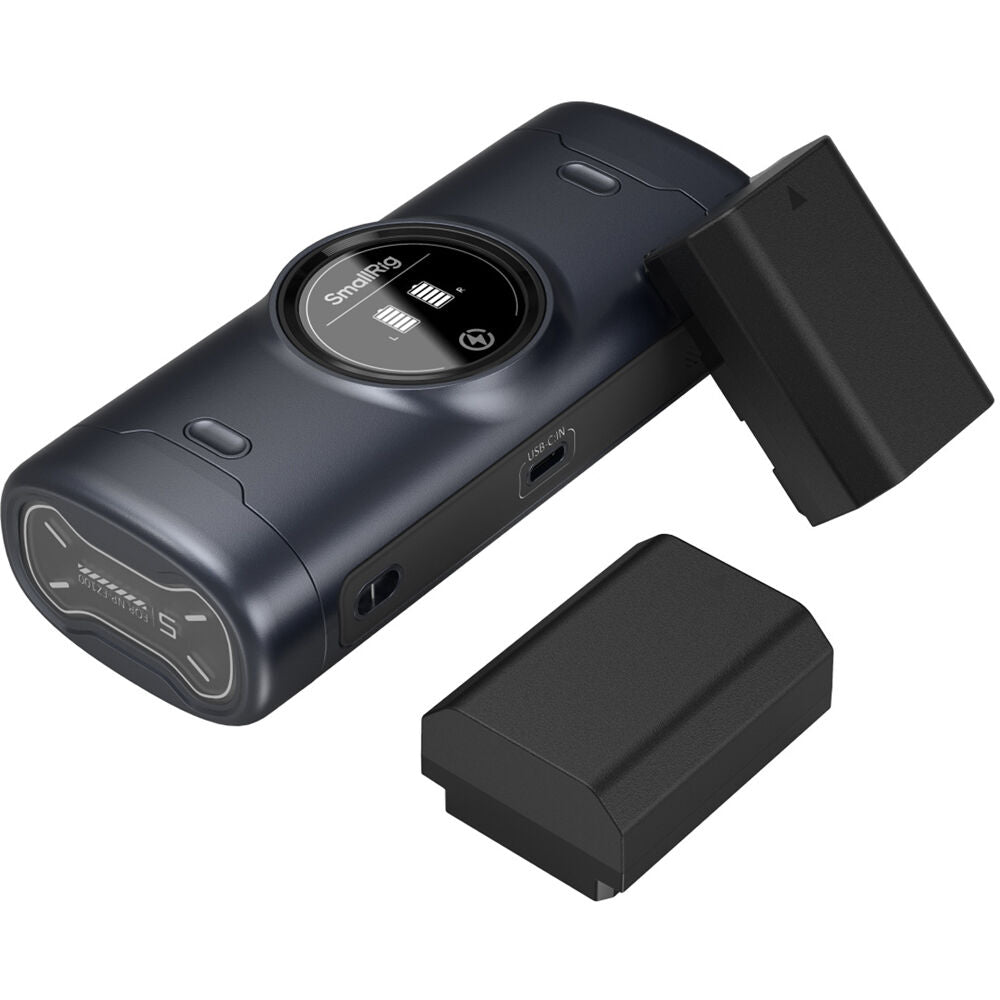 Batería SmallRig NP-FZ100 kit con 2 y portátil 2-bahías cargador Case - vista principal