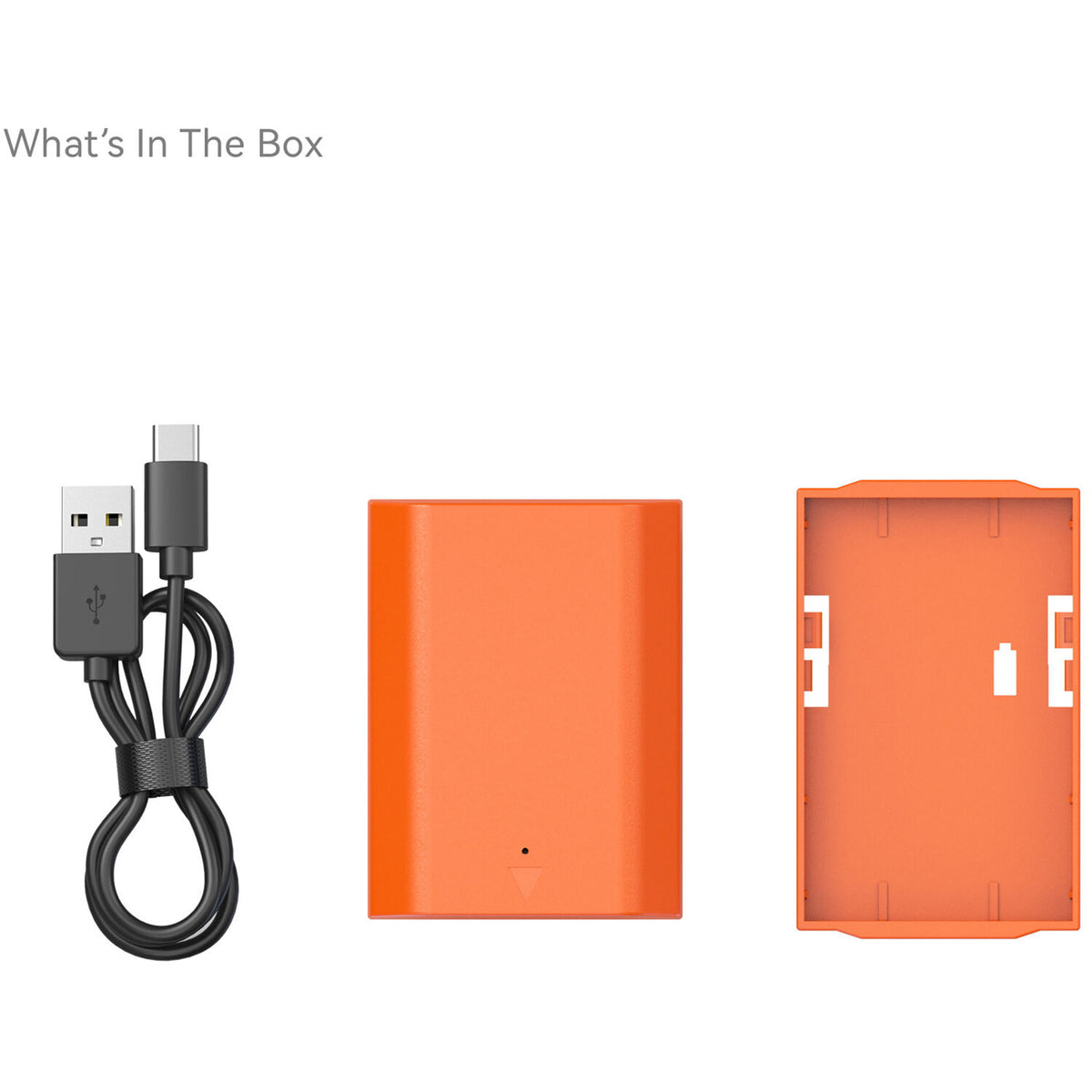 Batería SmallRig NP-FZ100 USB-C (2400mAh, Orange) - en uso