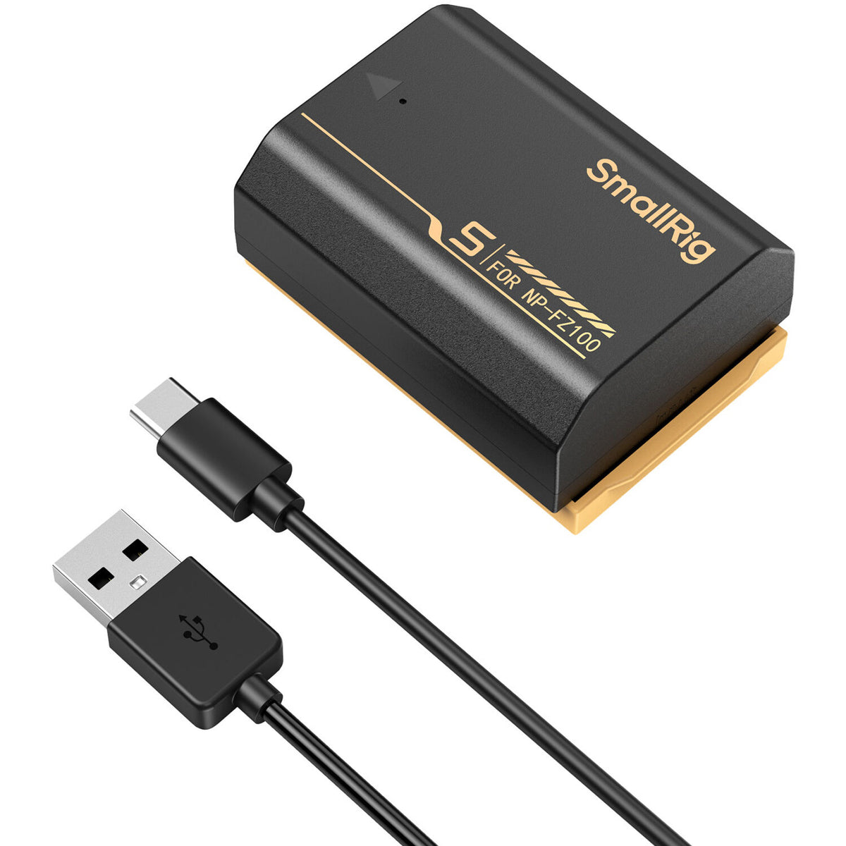 Batería SmallRig NP-FZ100 USB-C (2600mAh, Negro) - vista lateral
