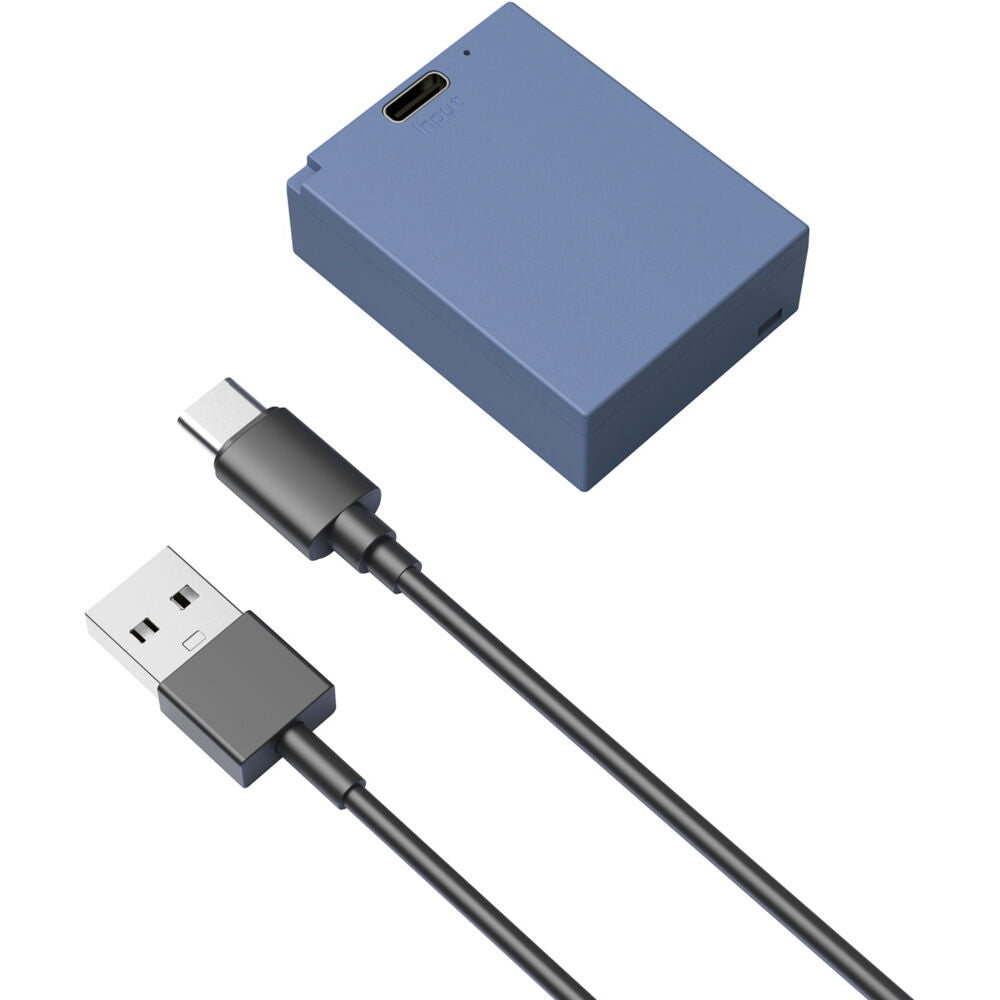 Batería SmallRig NP-W126S USB-C Camera (Azul) - vista lateral
