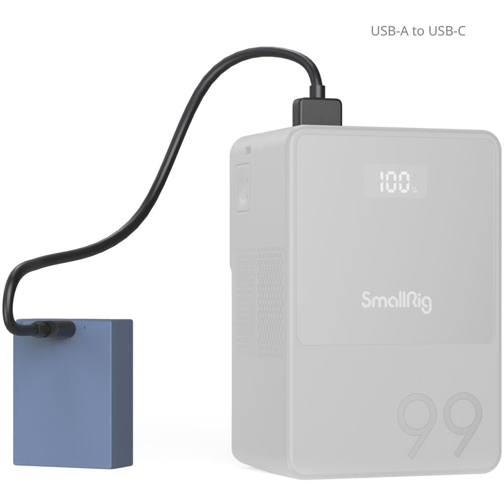 Batería SmallRig NP-W126S USB-C Camera (Azul) - detalle
