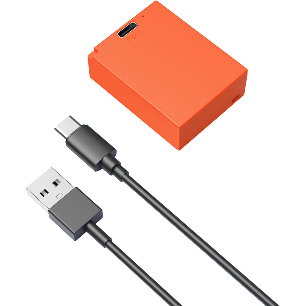 Batería SmallRig NP-W126S USB-C Camera (Orange) - vista lateral