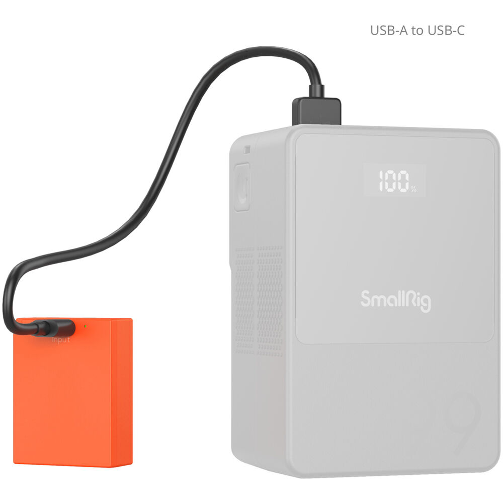 Batería SmallRig NP-W126S USB-C Camera (Orange) - detalle