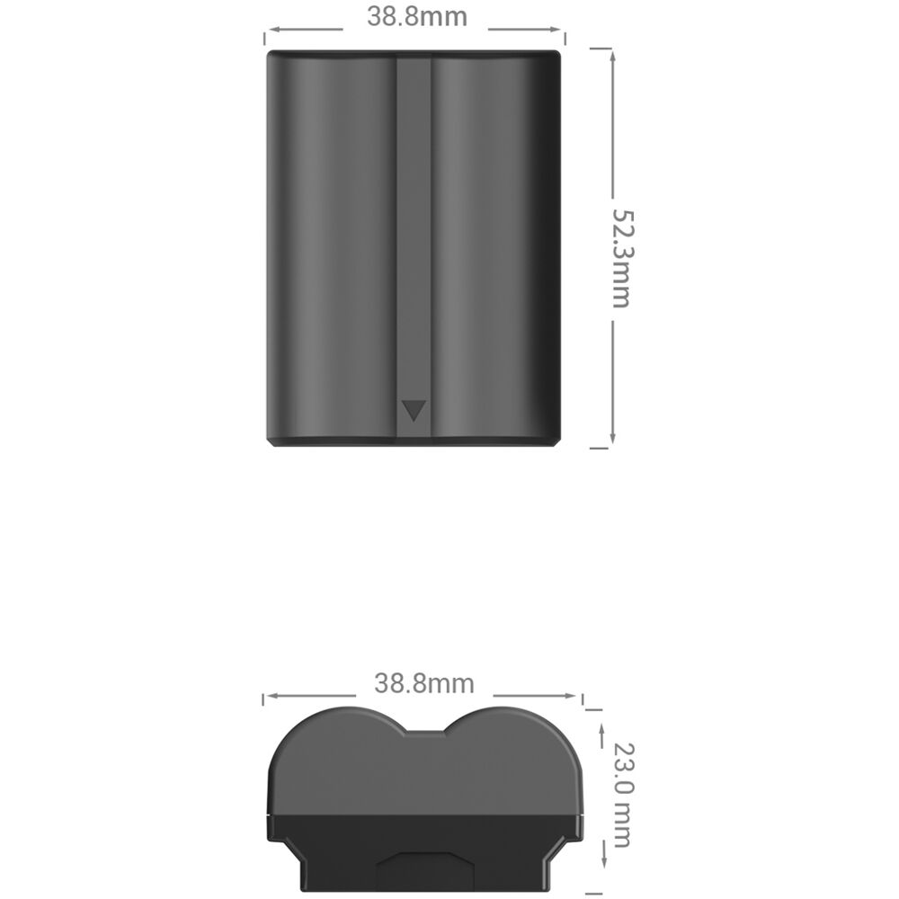 Batería SmallRig NP-W235 Camera - puertos y conexiones