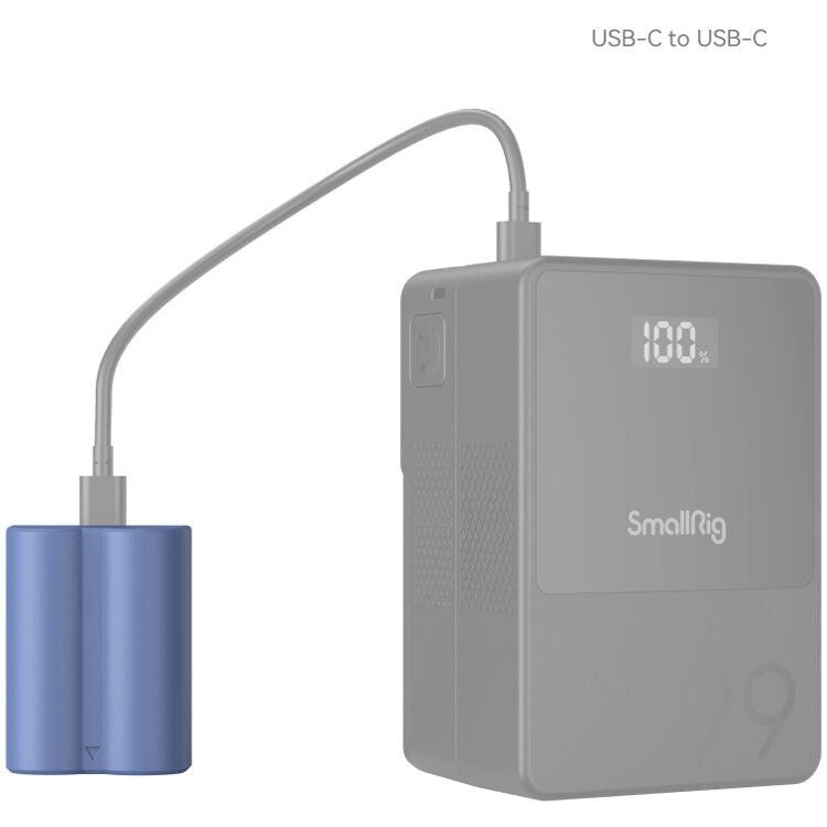 Batería SmallRig NP-W235 USB-C (2400mAh, Azul) - detalle