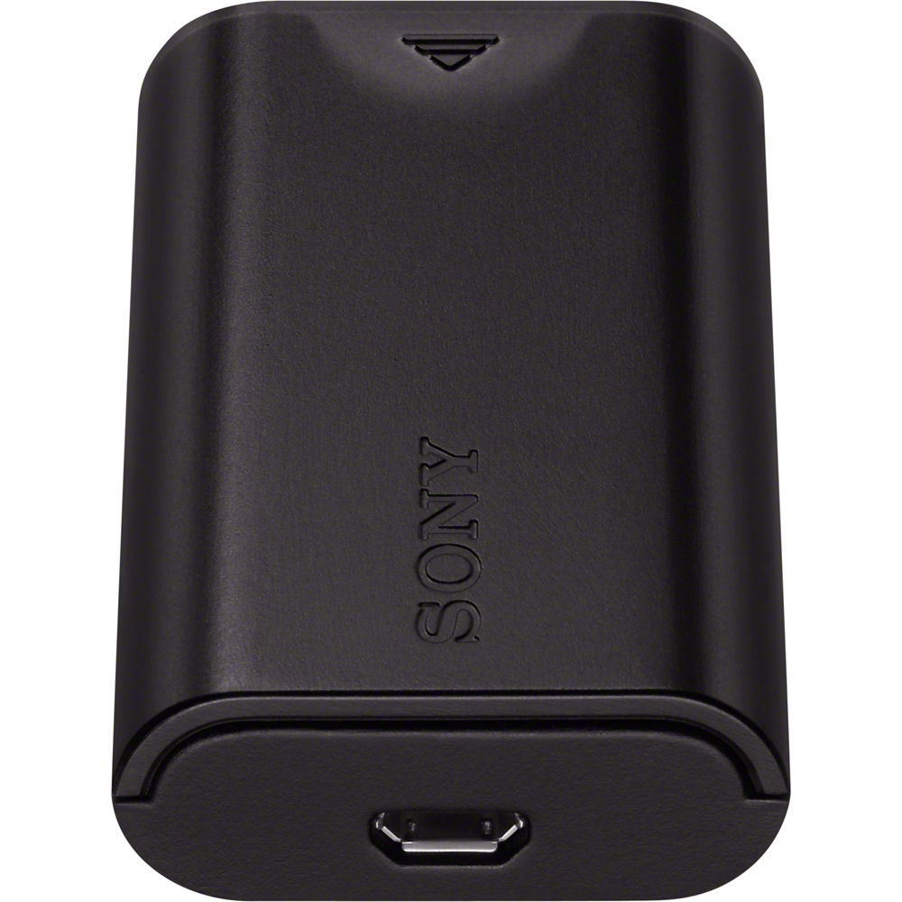 Batería Sony con cargador de viaje para NP-BX1 - vista trasera