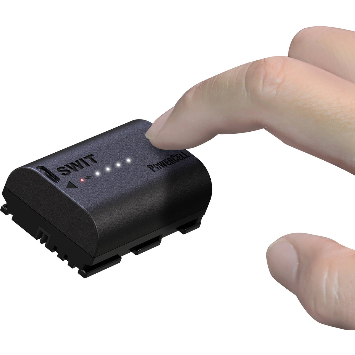 Batería SWIT PowerCell LP-E6P USB-C para Select Canon Cameras (2200mAh) - vista trasera