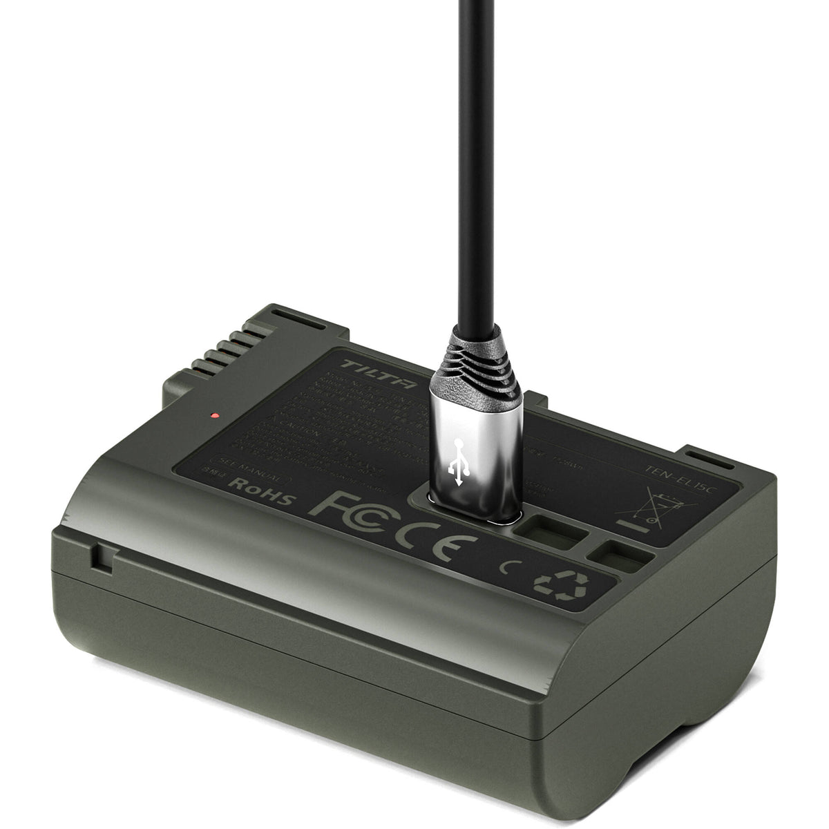 Batería Tilta EN-EL15C USB-C (2400mAh) - puertos y conexiones