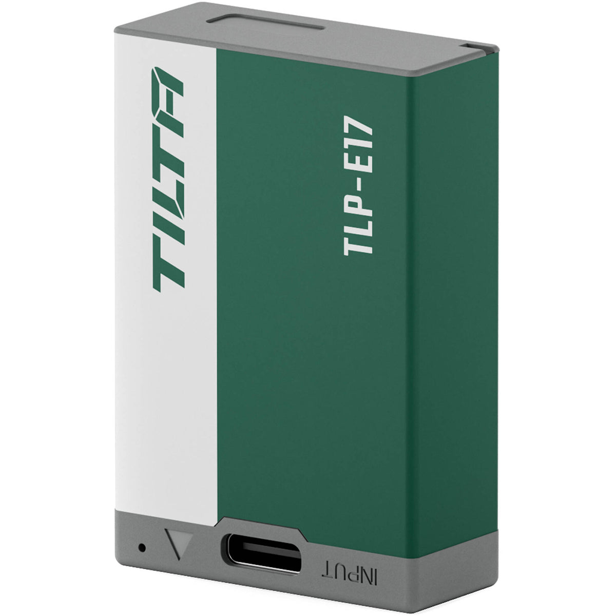 Batería Tilta LP-E17 USB-C (950mAh, Forest Green) - vista trasera