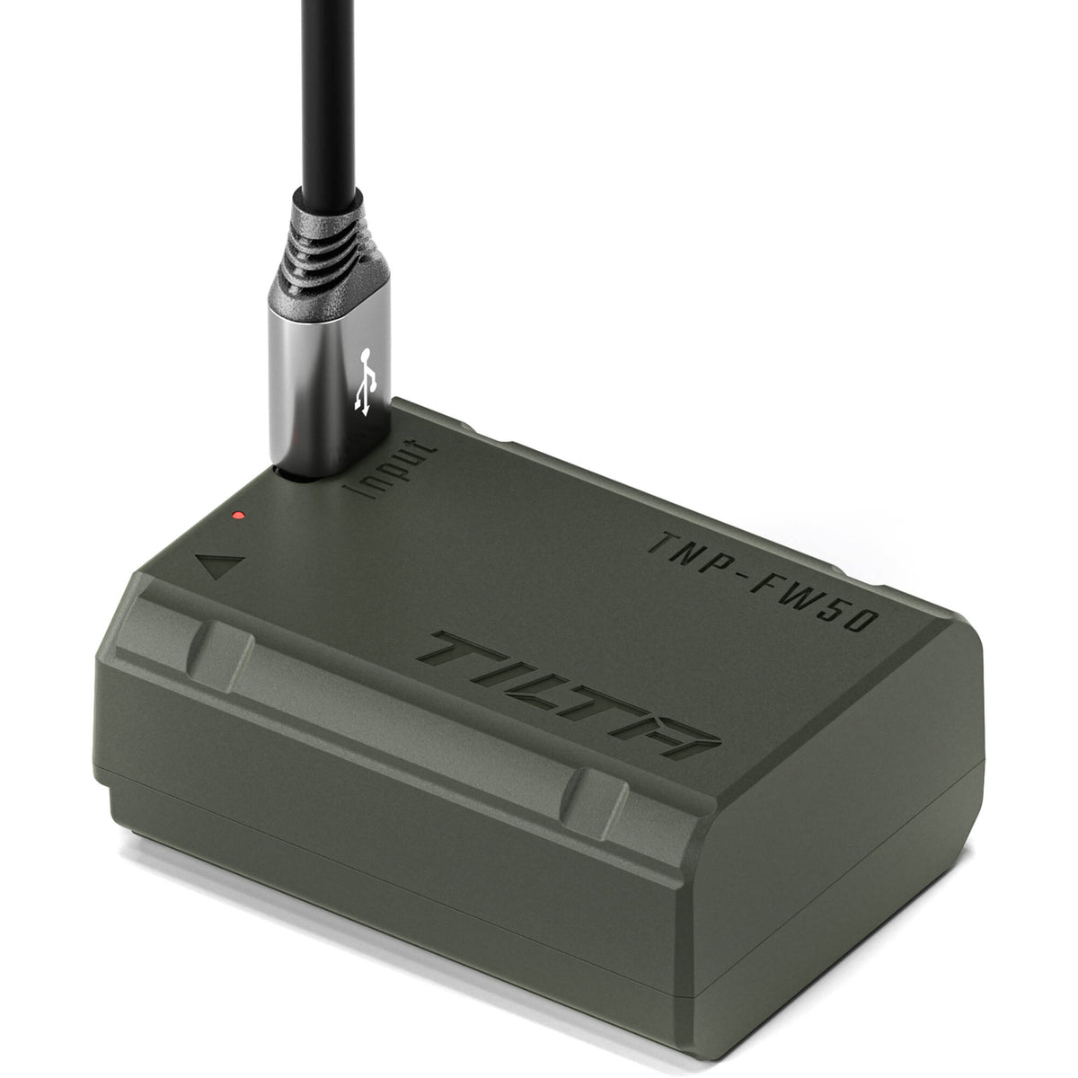 Batería Tilta NP-FW50 USB-C (980mAh) - vista lateral
