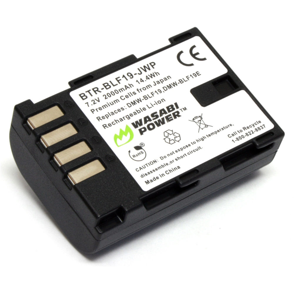 Batería Wasabi Power BLF19 - vista frontal