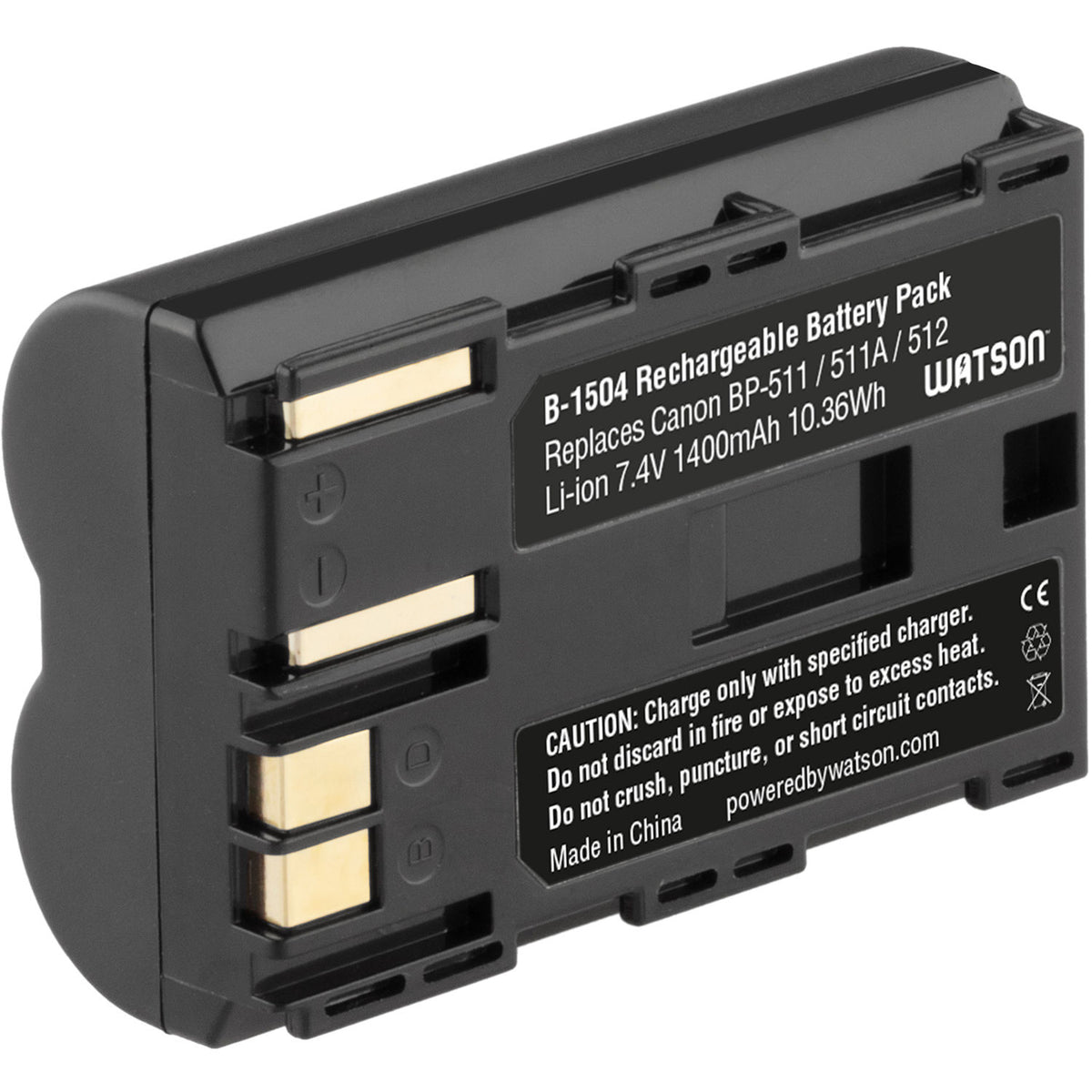 Batería Watson BP-511A (7.4V, 1400mAh) - vista principal