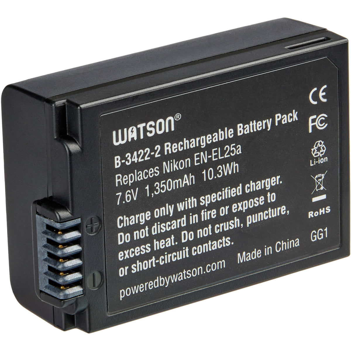 Batería Watson EN-EL25a (7.6V, 1350mAh) - vista principal