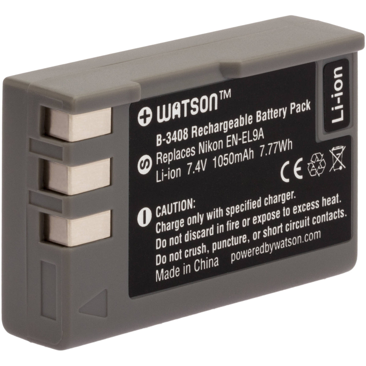 Batería Watson EN-EL9A (7.4V, 1000mAh) - vista principal