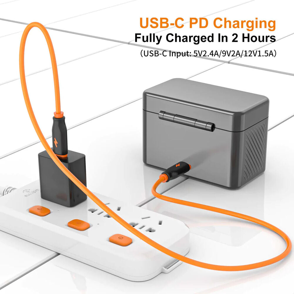 Batería ZGCINE Charging Case para Sony NP-BX1 con Two 1450mAh - puertos y conexiones