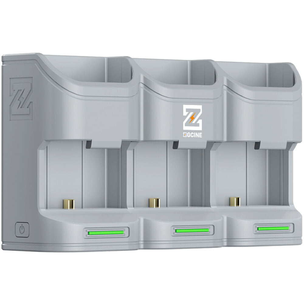 Batería ZGCINE Travel Charging Case kit con 3 LP-E6P (2600mAh, Gris) - detalle
