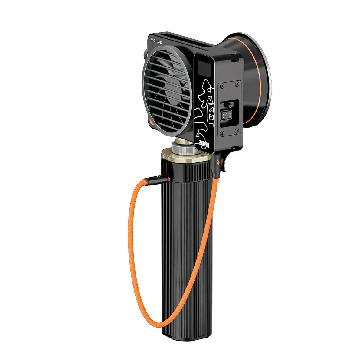 Batería ZGCINE ZG-H90 de empuñadura Handle - vista lateral