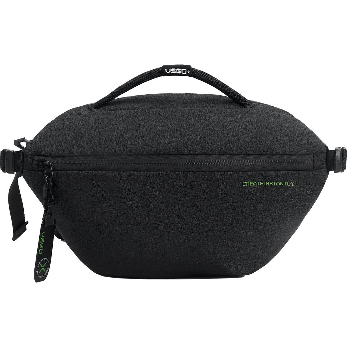 Bolso Bandolera VSGO Negro Snipe Casual Shuttle (Negro, 4L) - vista principal