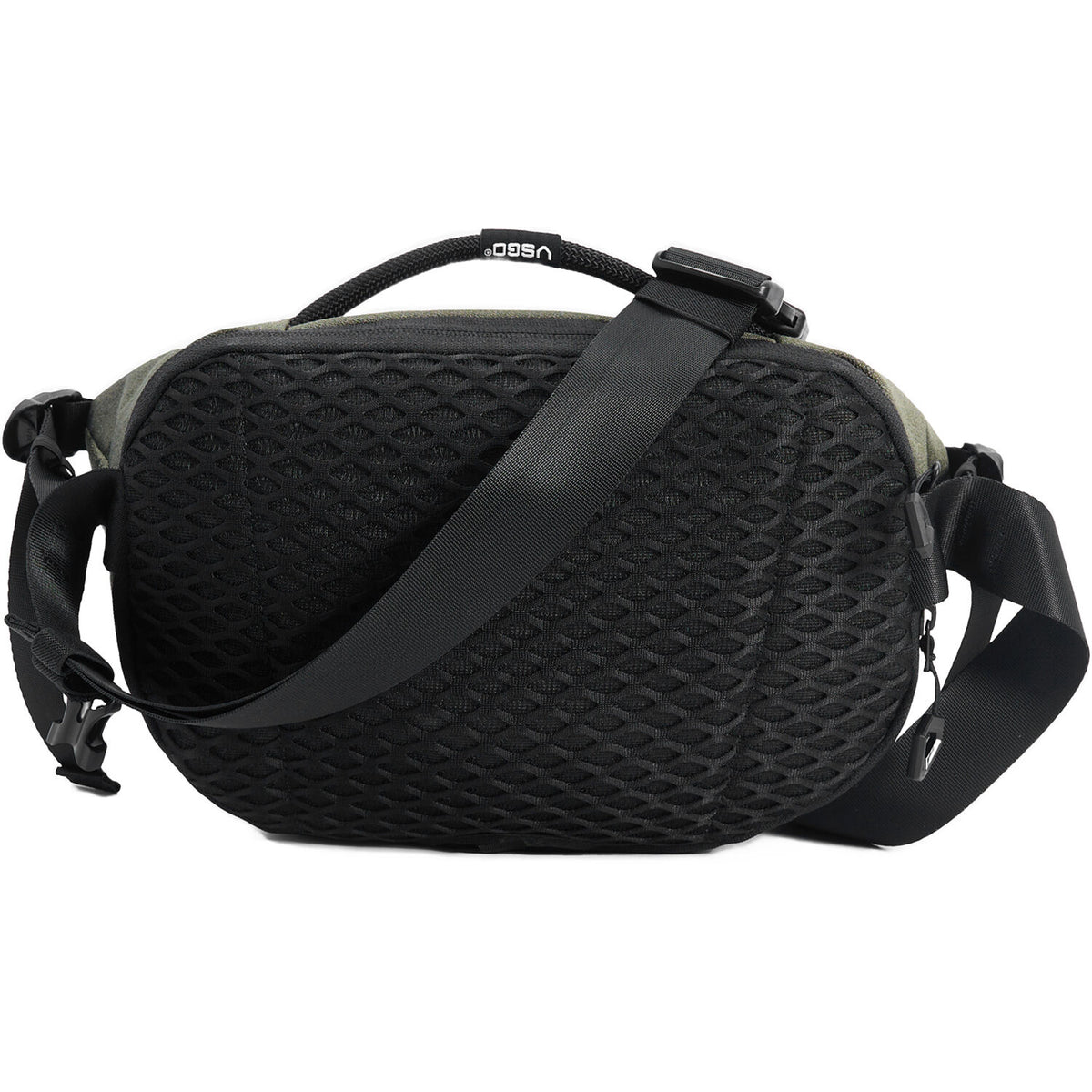 Bolso Bandolera VSGO Negro Snipe Casual Shuttle (Negro, 4L) - vista trasera