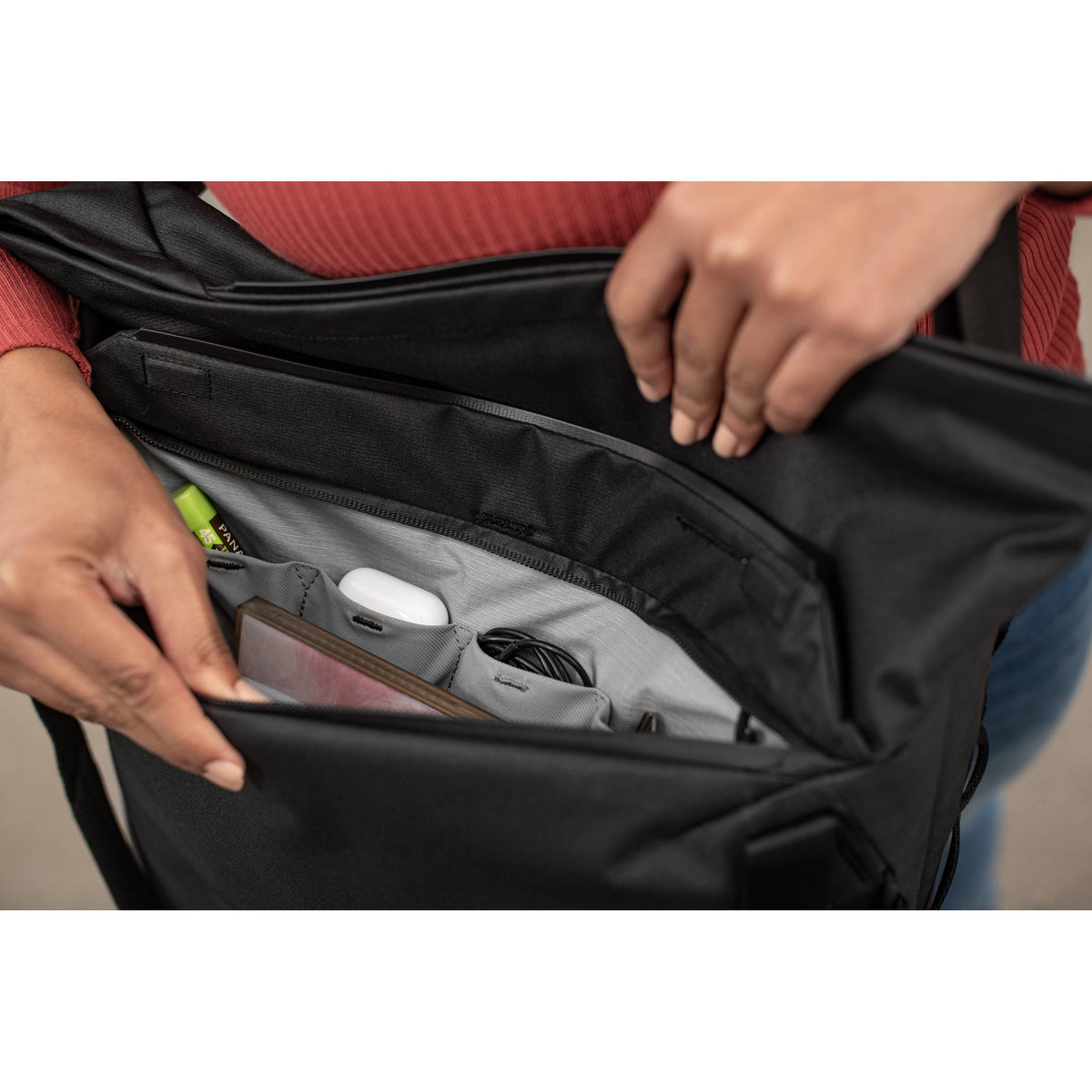Bolso Peak Design Everyday (Negro) - detalle