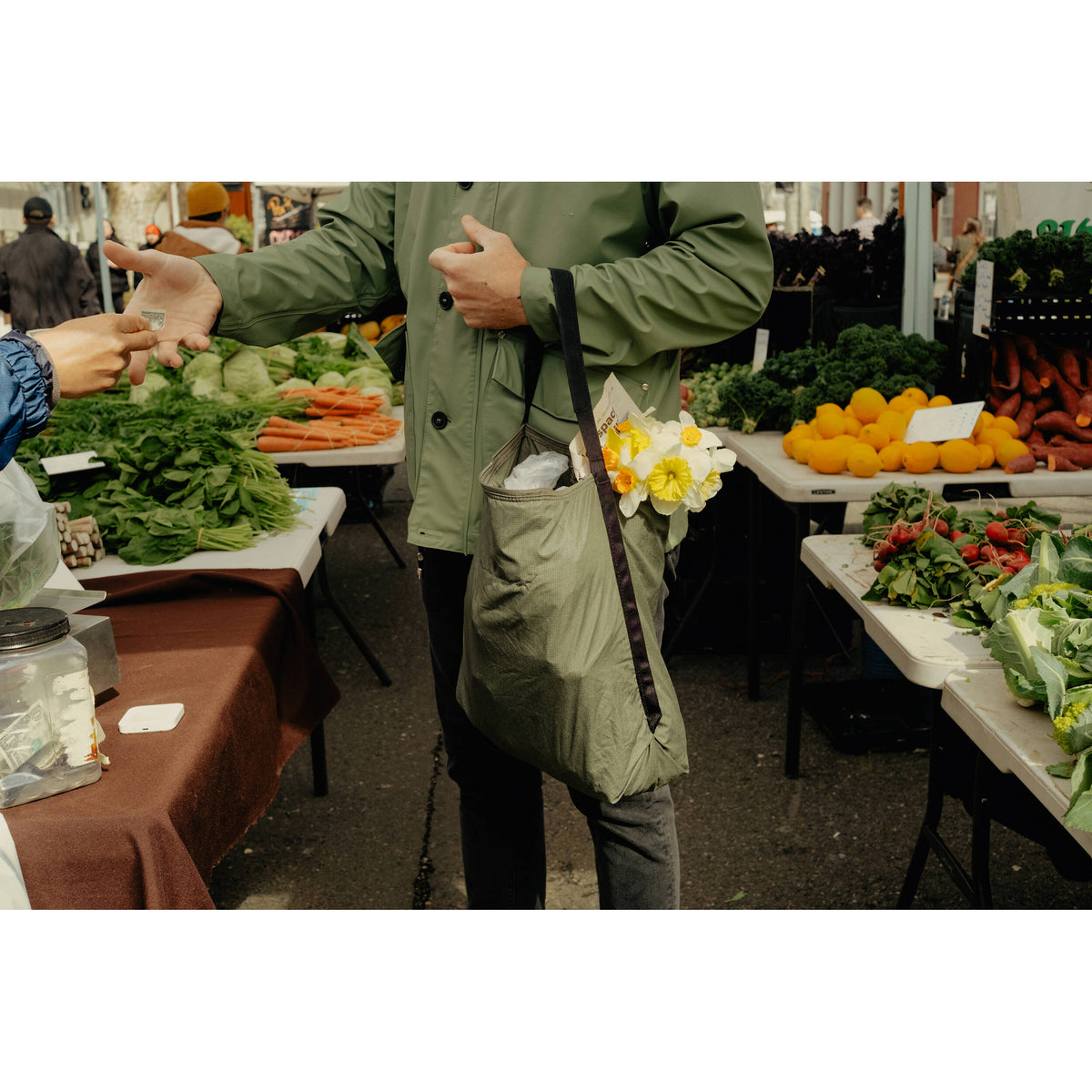 Bolso Peak Design Packable (Sage Verde, 12L) - detalle