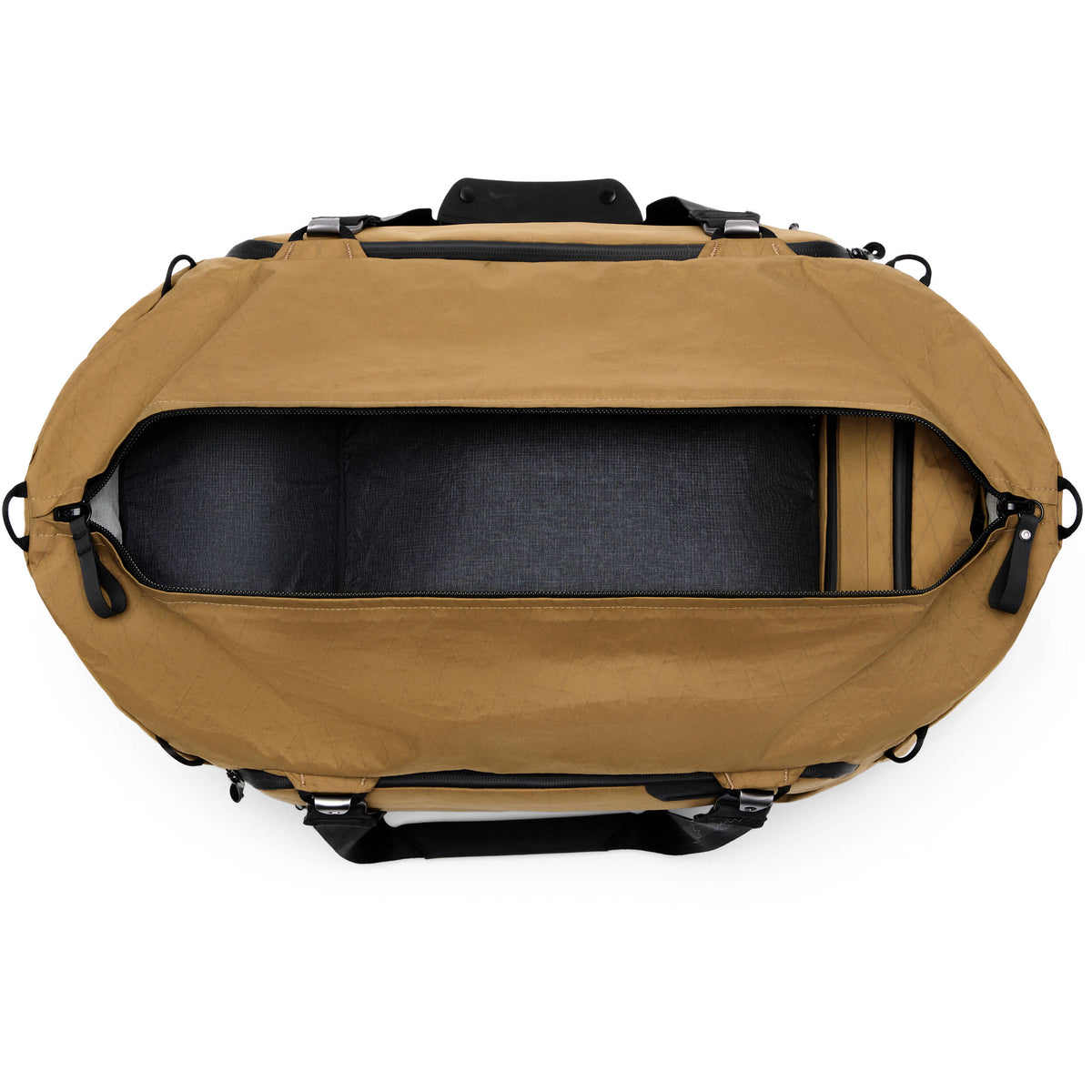 Bolso Peak Design Travel Duffel (Coyote, 50L) - vista trasera