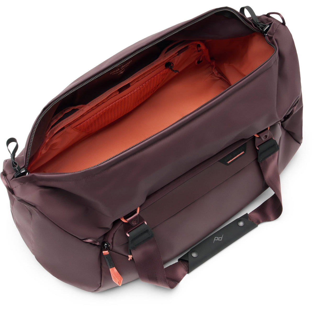 Bolso Peak Design Travel Duffel (Eclipse, 35L) - vista frontal