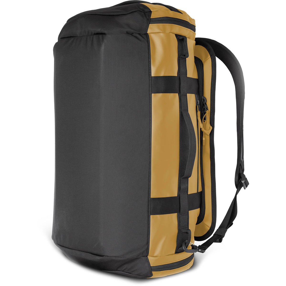 Bolso WANDRD CARRYALL Duffel (Amarillo Dallol, 30L) - puertos y conexiones