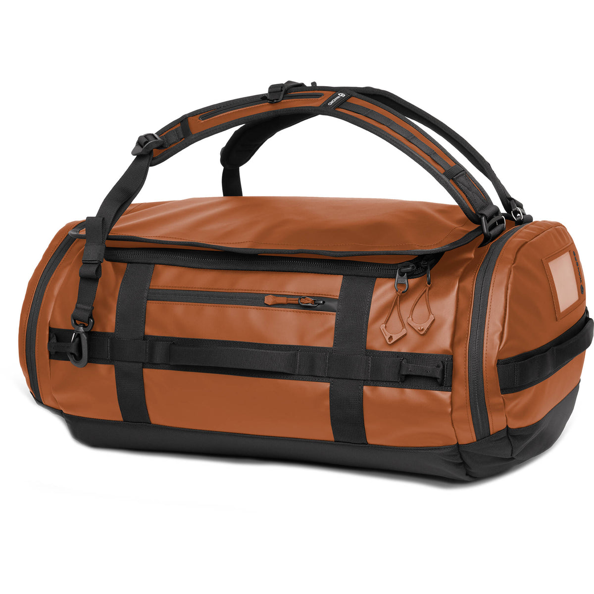 Bolso WANDRD CARRYALL Duffel (Naranja Sedona, 30L) - vista trasera