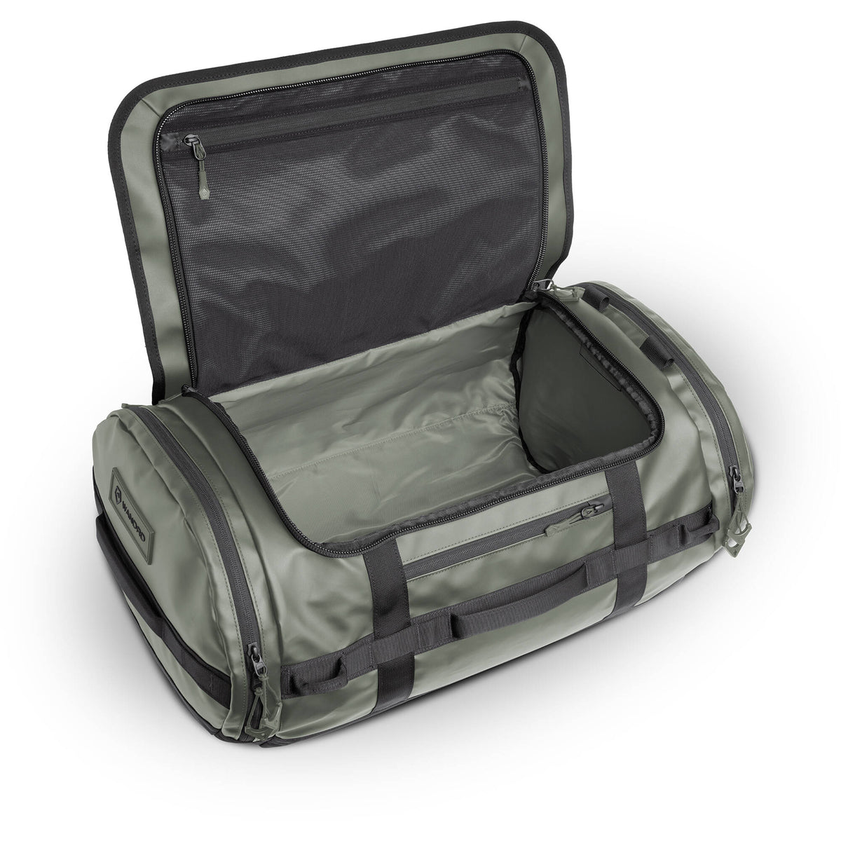 Bolso WANDRD CARRYALL Duffel (Verde Wasatch, 30L) - vista frontal