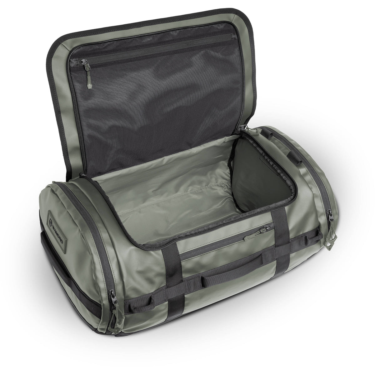 Bolso WANDRD CARRYALL Duffel (Verde Wasatch, 40L) - vista frontal