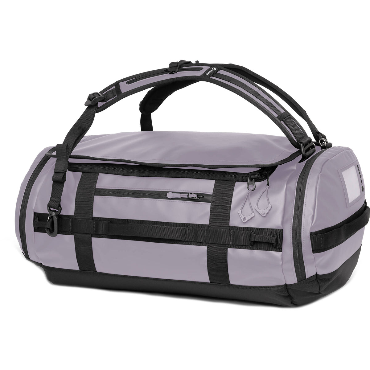 Bolso WANDRD CARRYALL Duffel (Violeta Uyuni, 30L) - vista trasera