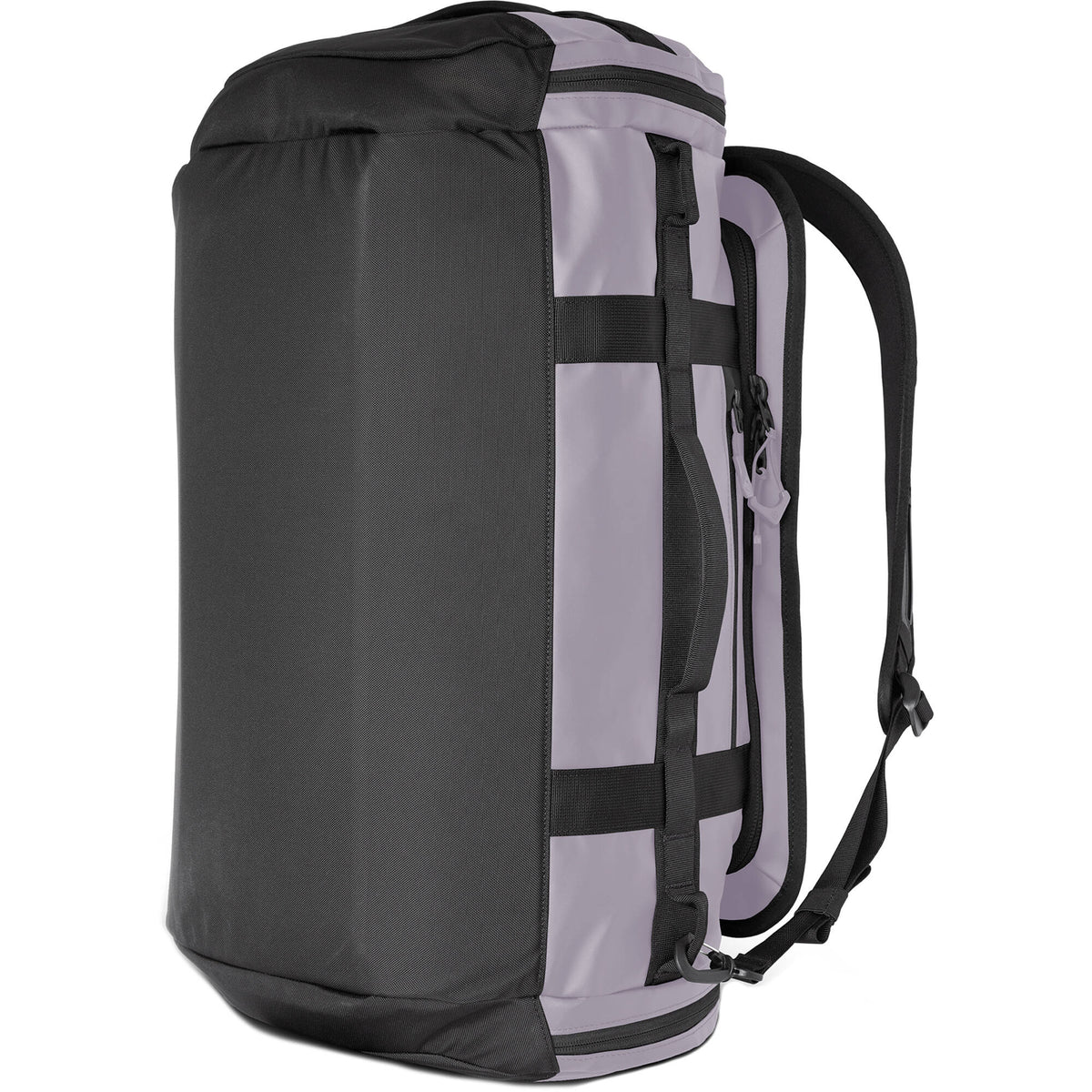 Bolso WANDRD CARRYALL Duffel (Violeta Uyuni, 30L) - puertos y conexiones