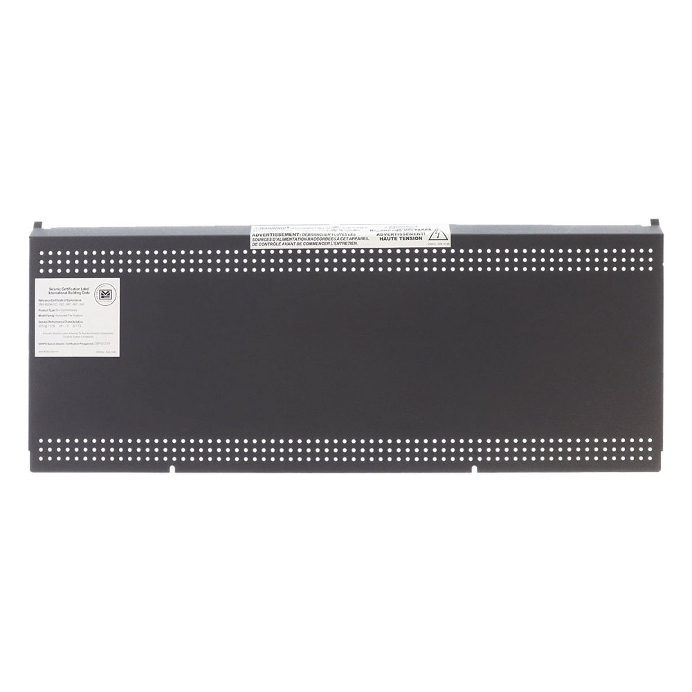 Placa Ciega para cubrir las Baterías Notifier BP2-4 Negro