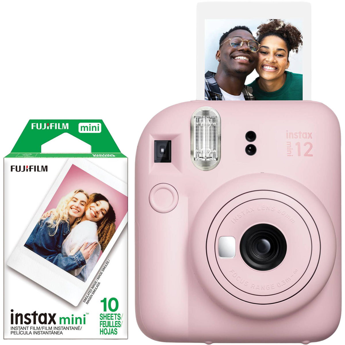 Cámara Analógica Fujifilm instax mini 12 Instant Bundle (Blossom Rosa) - vista principal