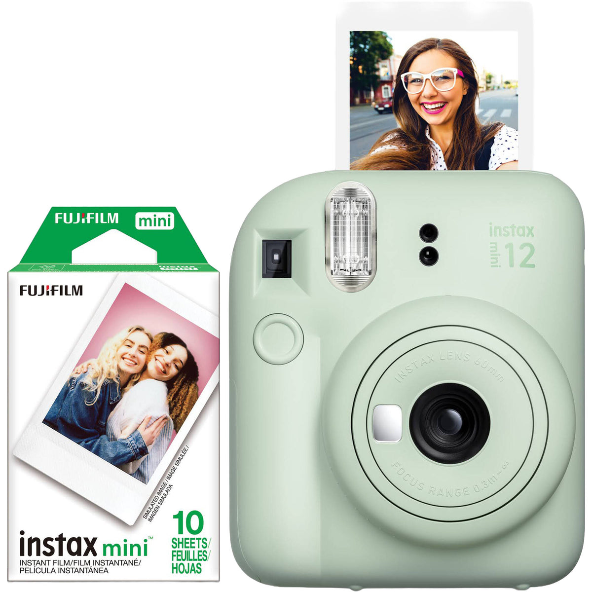 Cámara Analógica Fujifilm instax mini 12 Instant Bundle (Mint Verde) - vista principal